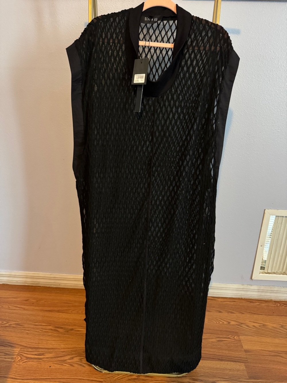 Ozai N Ku Black Mesh Dress